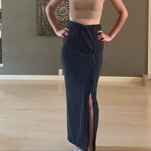 Vintage Maxi Skirt with Slit